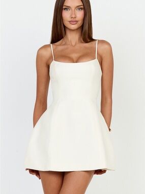 knee length dresses for ladies Boat Neck Mini Dress – BLANC BASICS